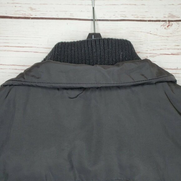 Liz Claiborne Medium Puffer Full Zip Black Vest - Picture 8 of 12